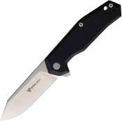 SMGF3101 Steel Will Tenet 2 SWF31-01 – Couteau Lame Acier D2 Satin Manche G10 Noir Linerlock Clip Ambidextre – Livraison Gratuite