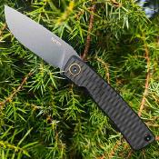 SRM105MGB SRM Knives 105M&#8209;GB Air – Couteau Pliant Lame Acier 14C28N Black Linerlock Manche G10 Noir – Livraison Gratuite