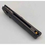 SRM255LMB2 SRM Medal 255L-MB – Couteau Pliant Ambi Lock Lame Drop Point 140Cr Laminé Manche Micarta Black Ambi Lock - Livraison Gratuite