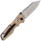 STTS016TG S-Tec Rapid Lock Tan G10 Handle 8Cr14MoV Blade Axis-Lock Clip 