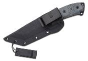 TPSE105E Couteau Tops Steel Eagle Hunter Lame Acier Carbone 1095 Etui Kydex USA - Livraison Gratuite