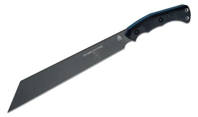 TPSVEC02 Machette TOPS Storm Vector Seax Lame Acier Carbone 1095 Etui Kydex Made USA - Livraison Gratuite