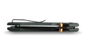 VOSA2901 Couteau Raccoon Top Liner Lock Pliant Lame Drop Point Acier 14C28N Manche Micarta Vert - Livraison Gratuite