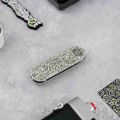 VOSA3727 Vosteed Corgi "Doodle Monster" - Couteau Lame Drop Point Acier 14C28N | Manche G10 Trek Lock - Livraison Gratuite