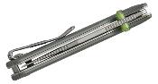 VOSA4101 Couteau Vosteed Vombat Bowie M390 Manche Aluminium Gris Sécurité Crossbar Lock - Livraison Gratuite