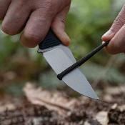 VOSD0404 Couteau Vosteed H-Back | Lame Clip Point Acier Nitro-V | Manche Black G10 Housse Kydex - Livraison Gratuite - 