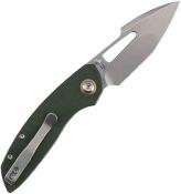 B1068A5 Couteau Tenable Link | Lame Harpoon Acier 14C28N | Manche Green Micarta Liner Lock - Livraison Gratuite