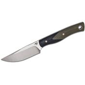 Couteau Bestech Heidi Acier D2 Manche Black/Beige G10 BTKF01B - Livraison Gratuite
