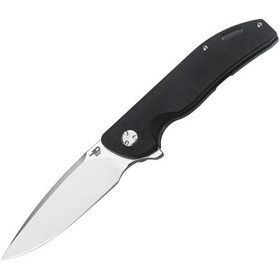 Couteau Bestech Bison Black Lame Acier D2 Manche G-10/Titane BTKT1904B1 - Livraison Gratuite