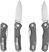 CMB18C CMB Explorer V2 | Couteau Lame Acier 14C28N Drop Point | Manche Black Micarta | Axis Lock | Livraison Gratuite