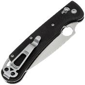 DGRFM022SBKS — Couteau Daggerr Sting Slim Lame Acier VG-10 Satiné Manche G10 Noir Crossbar Lock Livraison Gratuite