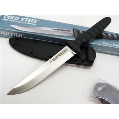 Couteau Cold Steel Drop Point Spike Lame Acier 4116 Manche Griv-Ex Etui Secure-Ex CS53NCC - Free Shipping