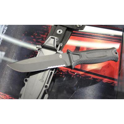 Couteau Tactical/Survival Gerber Strongarm Acier 420HC Mache Fibre de Glass Etui Zytel Made USA G1060 - Free Shipping