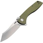 J1915GN Couteau CJRB Kicker Green Lame D2 Sécurité Recoil-Lock - Livraison Gratuite