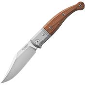 Couteau LionSteel Gitano Lame Acier Niolox Manche Bois Santos Italy LSTGT01ST - Livraison Gratuite