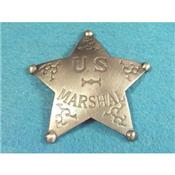 Lot de 3 Reproduction Western Etoile de Sheriff - US Marshal Badge MI3016 - Free Shipping