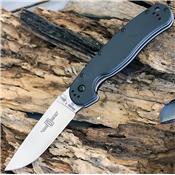 Couteau Ontario RAT1 D2 Lame Acier D2 Manche FRN Black Linerlock ON8867 - Free Shipping