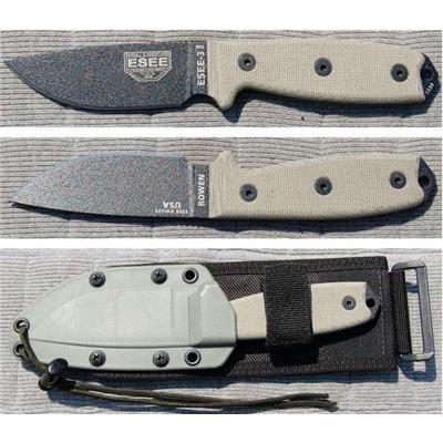 RC3MILP ESEE / RAT Cutlery RC-3MIL Made In USA - Couteau de Combat ESEE - LIVRAISON GRATUITE