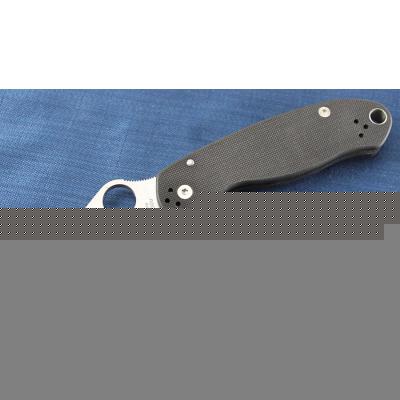 Couteau Spyderco Para Military 3 Lame Acier CPM S30V Serr Manche G-10 Made USA SC223GPS - Free SHipping