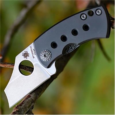 Couteau Spyderco McBee Acier CTS-XHP Manche Titane SC236TIP - Free Shipping