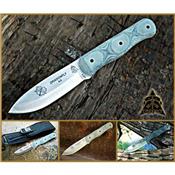Couteau de Survie Tops Dragonfly 4.5 Acier Carbone 1095 Manche Micarta Tops Knives Made In USA TPDFLY45 - Free Shipping