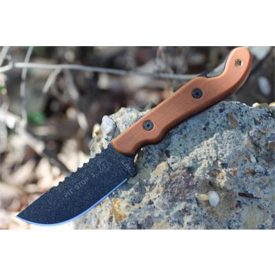 Couteau de Survie Tops Pit Stop 3 Acier Carbone 1095 Manche Micarta Etui Kydex Tops Knives Made In USA TPPSK01 - Free Shipping
