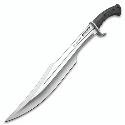 UC3345 Sabre Honshu Spartan Sword Lame Acier 7Cr13 Etui Cuir - Livraison Gratuite