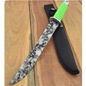 Sabre Tanto de Chasseur de Zombies Z-Hunter Lame Acier 440C Manche Abs Etui Nylon ZB120GS - Free Shipping