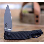 ZT0235 Couteau Zero Tolerance 0235 Slip Joint Acier CPM 20CV Manche FCarbone USA - Livraison Gratuite