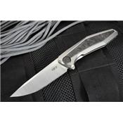 Couteau Zero Tolerance Sinkevich Acier CPM 20CV Manche Titane/Fibre Carbone USA ZT0470 - Livraison Gratuite