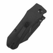 B1058A1 Couteau TENABLE Loki Lame Acier Nitro-V Blackwash Manche Micarta Noir Liner Lock - Livraison Gratuite