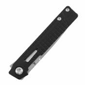 B2123A3 Couteau Kitpu Tenable Knives | Lame Acier Nitro-V SW Drop Point | Manche Plaquettes Black Frag Pattern G10 | Liner Lock | Livraison Gratuite