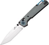 BCMC1000ALGYS Couteau Bear Ops Nekama Bleu/Gris Lame Satin Sandvik 14C28N USA - Livraison Gratuite