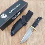 BJ067 Couteau Blackjack International Small Drop Point Acier Inox Manche Micarta Housse Nylon Livraison Gratuite