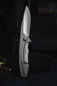 BRB212 Couteau Brous Blades Specter Framelock | Lame Acier D2 | Manche G10 & Stainless Steel | Made in USA - Livraison Gratuite