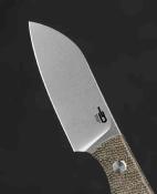 BTKFK07C Bestech Heidi OD Blacksmith 3 – Couteau fixe lame Acier 14C28N Manche Micarta OD Green étui Kydex – Livraison Gratuite