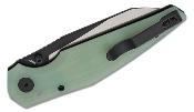BTKG58D Bestech Snakebird – Couteau Pliant EDC Button Lock | Lame Sheepsfoot 14C28N | Manche G10 Jade - Livraison Gratuite 