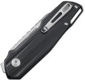 BTKG64A Couteau Bestech Toddler Black G10 Lame Reverse Tanto Acier Sandvik 14C28N Ball Bearing - Livraison Gratuite