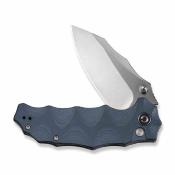 CIVC240282 Couteau Civivi Natterjack C24028-1 Clip Point Lame Acier 14C28N Blue G10 Button Lock - Livraison Gratuite