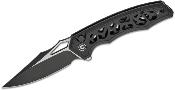 CIVC240391 Couteau Civivi Anaaki Black Clip Point Lame Acier Nitro-V Manche Aluminium Pivot Roulement à Billes Button Lock - Livraison Gratuite