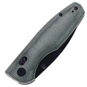 CMB08LB Couteau CMB Made Knives Predator Green Lame Acier 14C28N Blackwash IKBS - Livraison Gratuite 