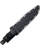 CS39LRSQ Couteau Cold Steel Trail Master Lame 52100 Acier Noir Manche Kray-Ex Noir Etui Secure-Ex - Livraison Gratuite