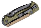 CS58SQODBK Couteau Cold Steel AD-15 Scorpion Lock OD Green Lame Acier S35VN Black - Livraison Gratuite