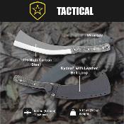 CTK1340105HC Condor K-Night Mini Panabas – Lame Acier 1075 Carbon Manche Micarta Housse kydex Salvador - Livraison Gratuite