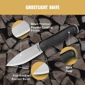 CTK397945HC Couteau Condor Ghostlight Lame Acier 1095 Étui Polypropylène Salvador - Livraison Gratuite