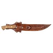 CTK3982115HC Couteau Condor Hmong Machete Drop Point 1075 High Carbon - Manche Micarta - Étui Cuir - Livraison Gratuite