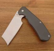 G1807 Gerber Asada | Couteau Lame Cleaver Acier 7Cr17MoV | Manche Onyx Black Aluminum Framelock - Livraison Gratuite