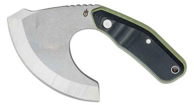 G1824 Couteau Gerber Downwind Ulu Green Lame Acier 7Cr17MoV - Livraison Gratuite