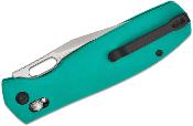 J1936AG Couteau CJRB Prado Aqua Green Lame Acier AR-RPM9 IKBS Crossbar Lock - Livraison Gratuite