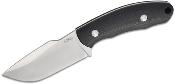 J1958BK Couteau CJRB Mutt Lame Drop Point Harpoon AR-RPM9 Sand Polish Manche G10 Noir Étui Kydex  – Livraison Gratuite